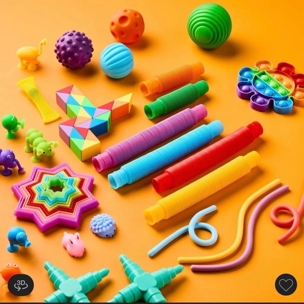 Fidget Box‎ - Vibrant Learning Toy Set